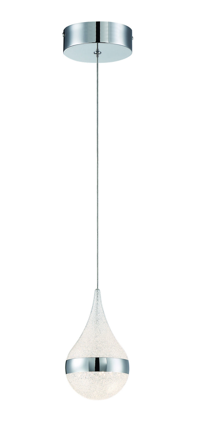 George Kovacs - P1453-077-L - LED Mini Pendant - Moonshot - Chrome