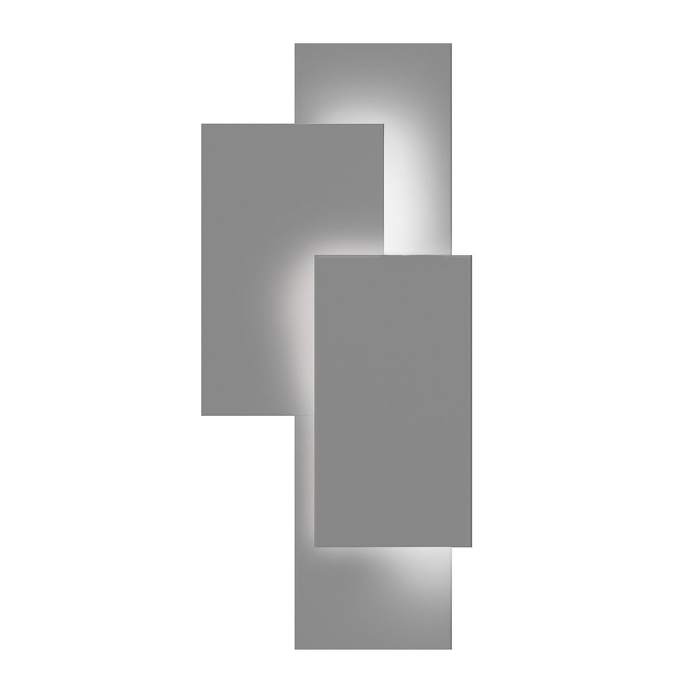 Sonneman - 7110.74-WL - LED Wall Sconce - Offset Panels - Textured Gray