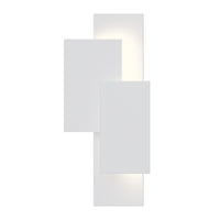 Sonneman - 7110.98-WL - LED Wall Sconce - Offset Panels - Textured White