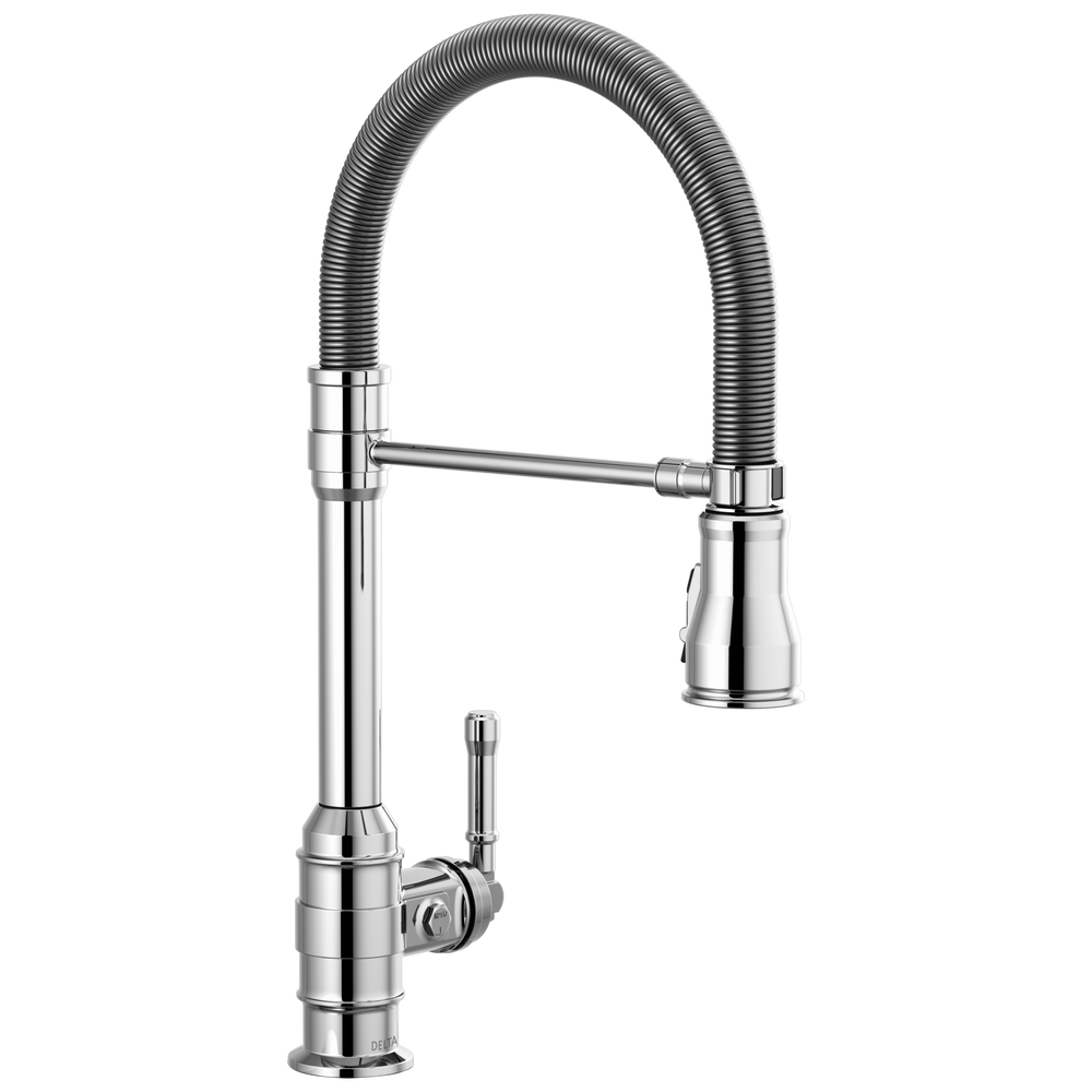 Delta Broderick™: Single Handle Pull-Down Kitchen Faucet With Spring Spout