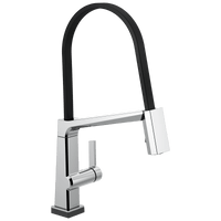 Delta Pivotal™: Single Handle Exposed Hose Kitchen Faucet with Touch<sub>2</sub>O Technology - Maison&Co.