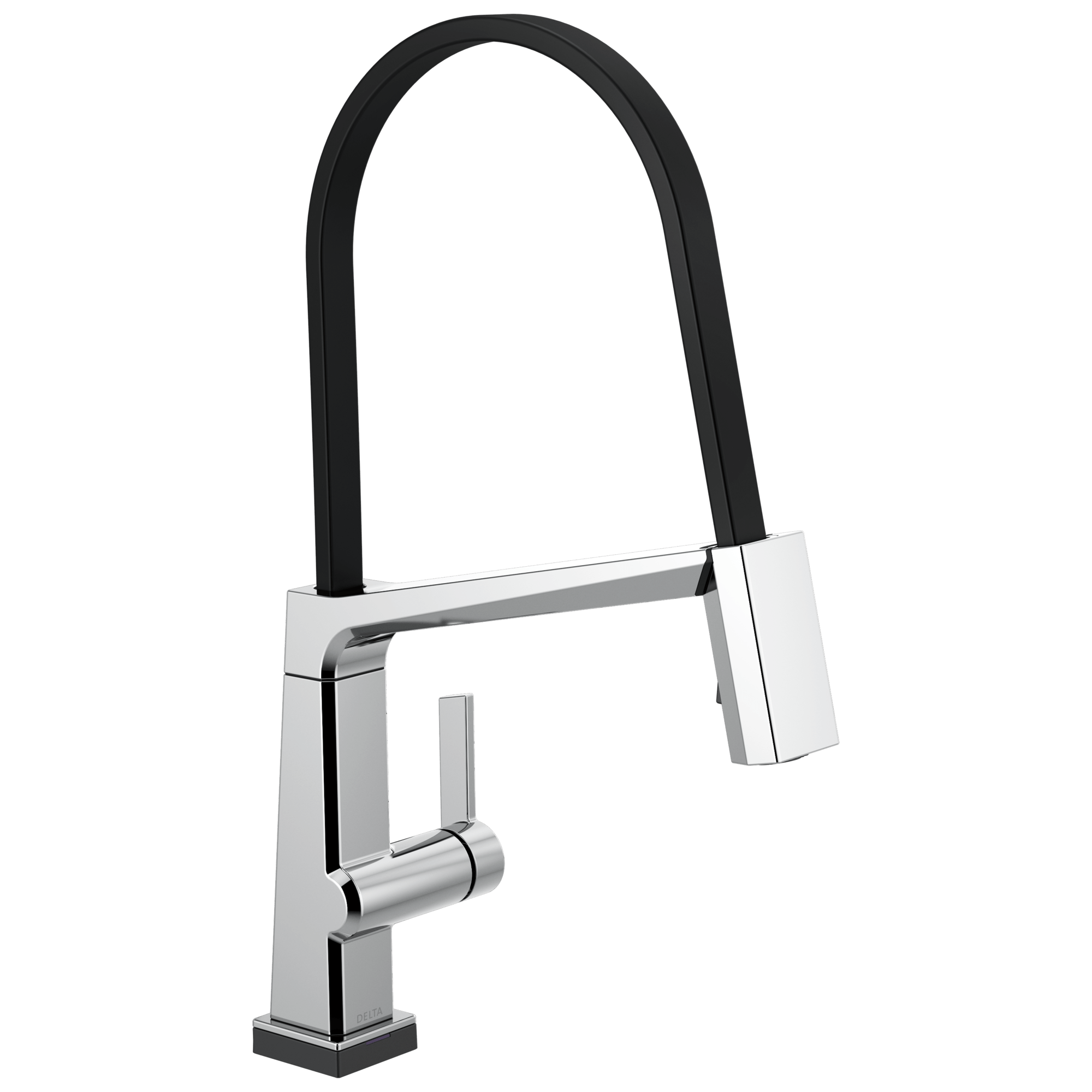 Delta Pivotal™: Single Handle Exposed Hose Kitchen Faucet with Touch<sub>2</sub>O Technology - Maison&Co.