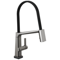 Delta Pivotal™: Single Handle Exposed Hose Kitchen Faucet with Touch<sub>2</sub>O Technology - Maison&Co.