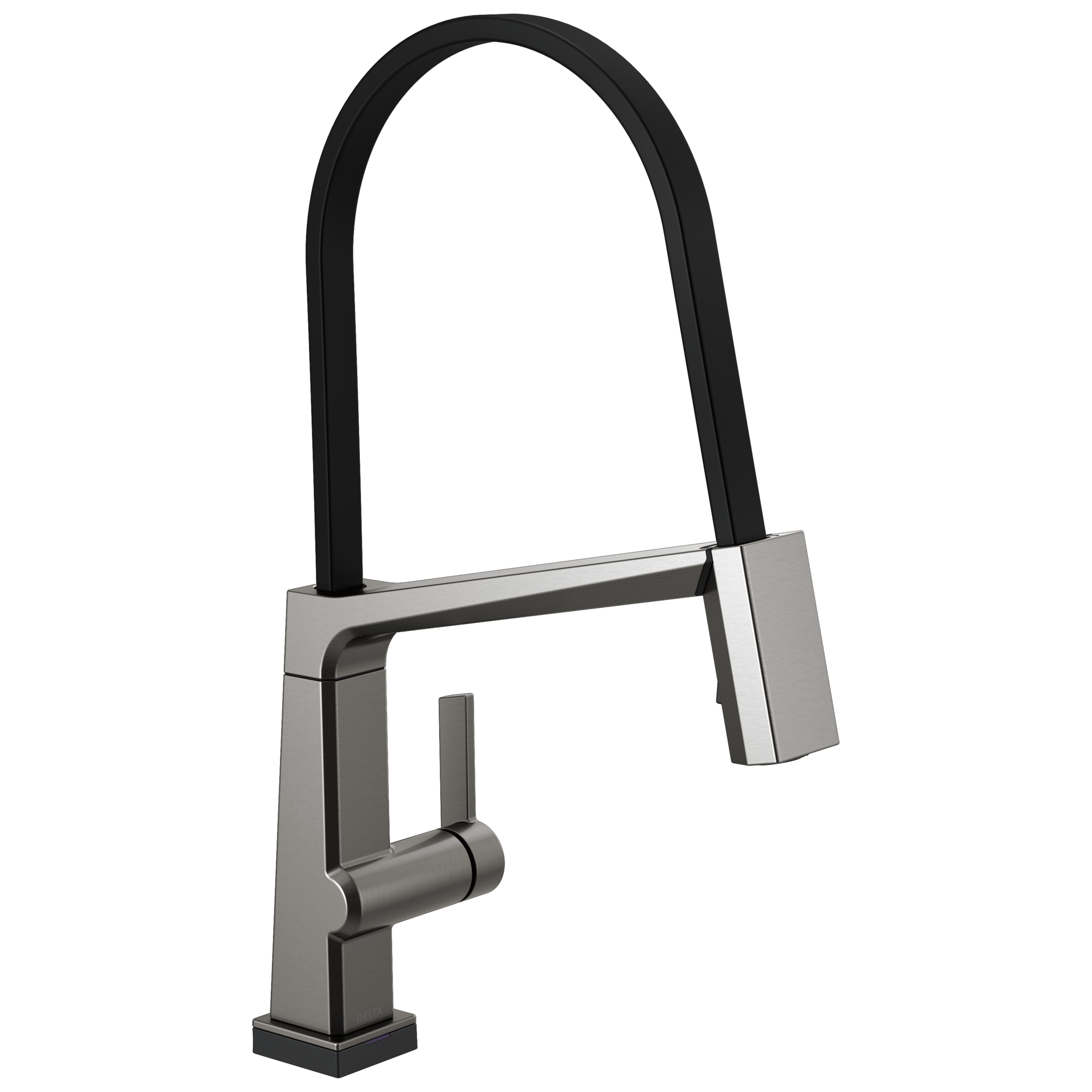 Delta Pivotal™: Single Handle Exposed Hose Kitchen Faucet with Touch<sub>2</sub>O Technology - Maison&Co.