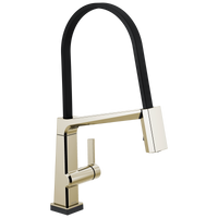 Delta Pivotal™: Single Handle Exposed Hose Kitchen Faucet with Touch<sub>2</sub>O Technology - Maison&Co.