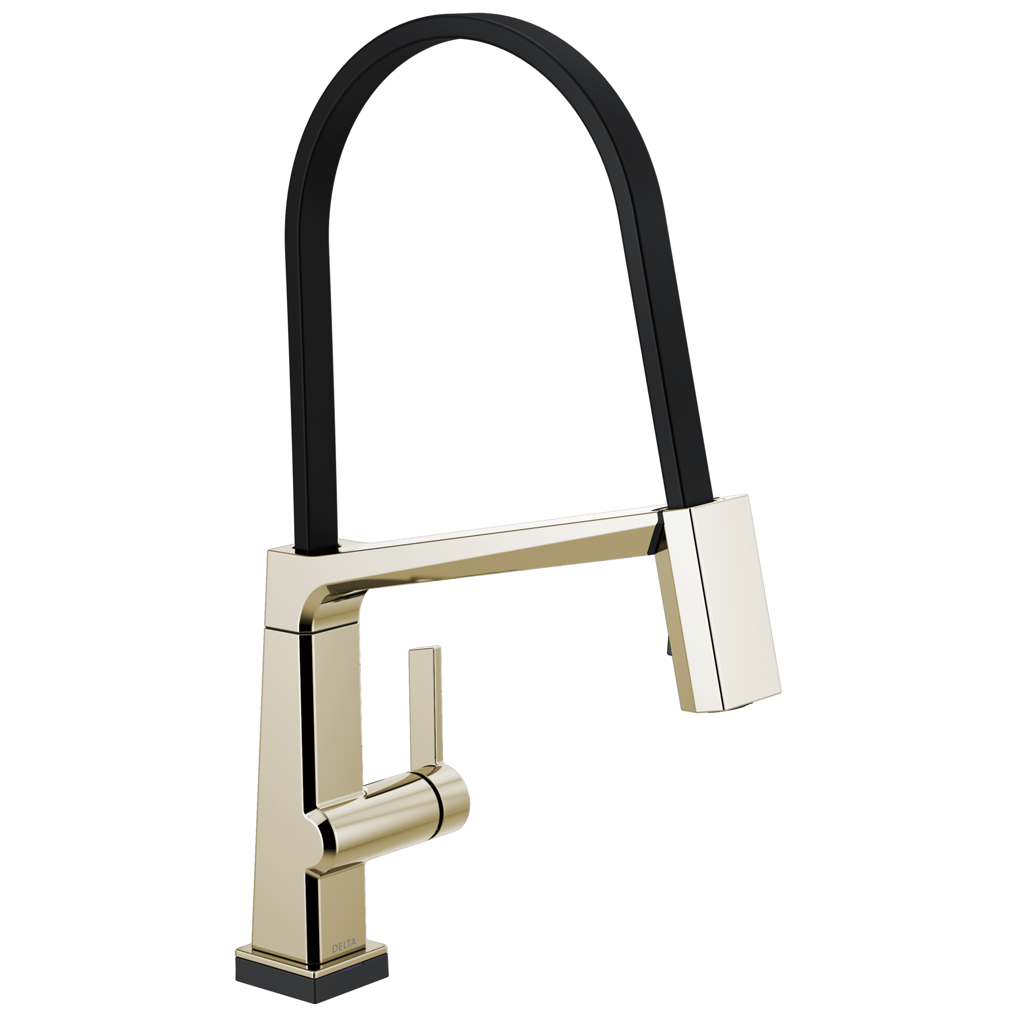 Delta Pivotal™: Single Handle Exposed Hose Kitchen Faucet with Touch<sub>2</sub>O Technology - Maison&Co.