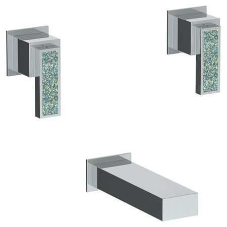 Wall Mounted 3 Hole Bath Set