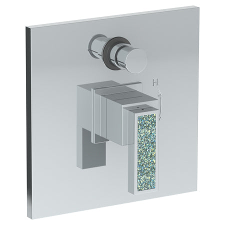 Wall Mounted Pressure Balance Shower Trim With Diverter, 7 1/2"