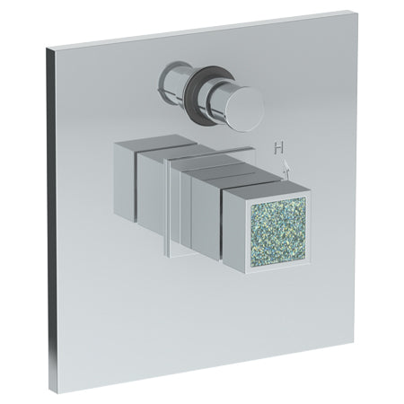 Wall Mounted Pressure Balance Shower Trim With Diverter, 7 1/2"