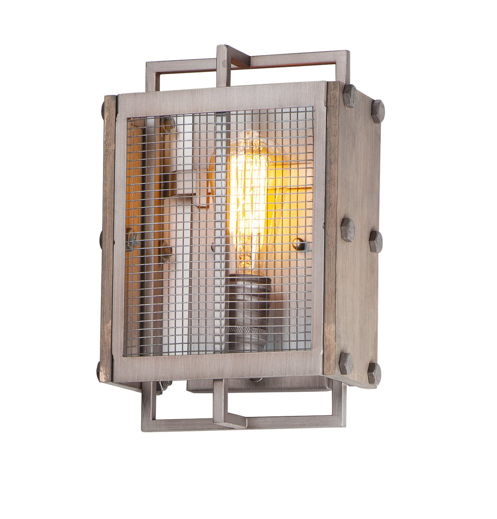 Maxim - 25269BWWZ - One Light Wall Sconce - Outland - Barn Wood / Weathered Zinc