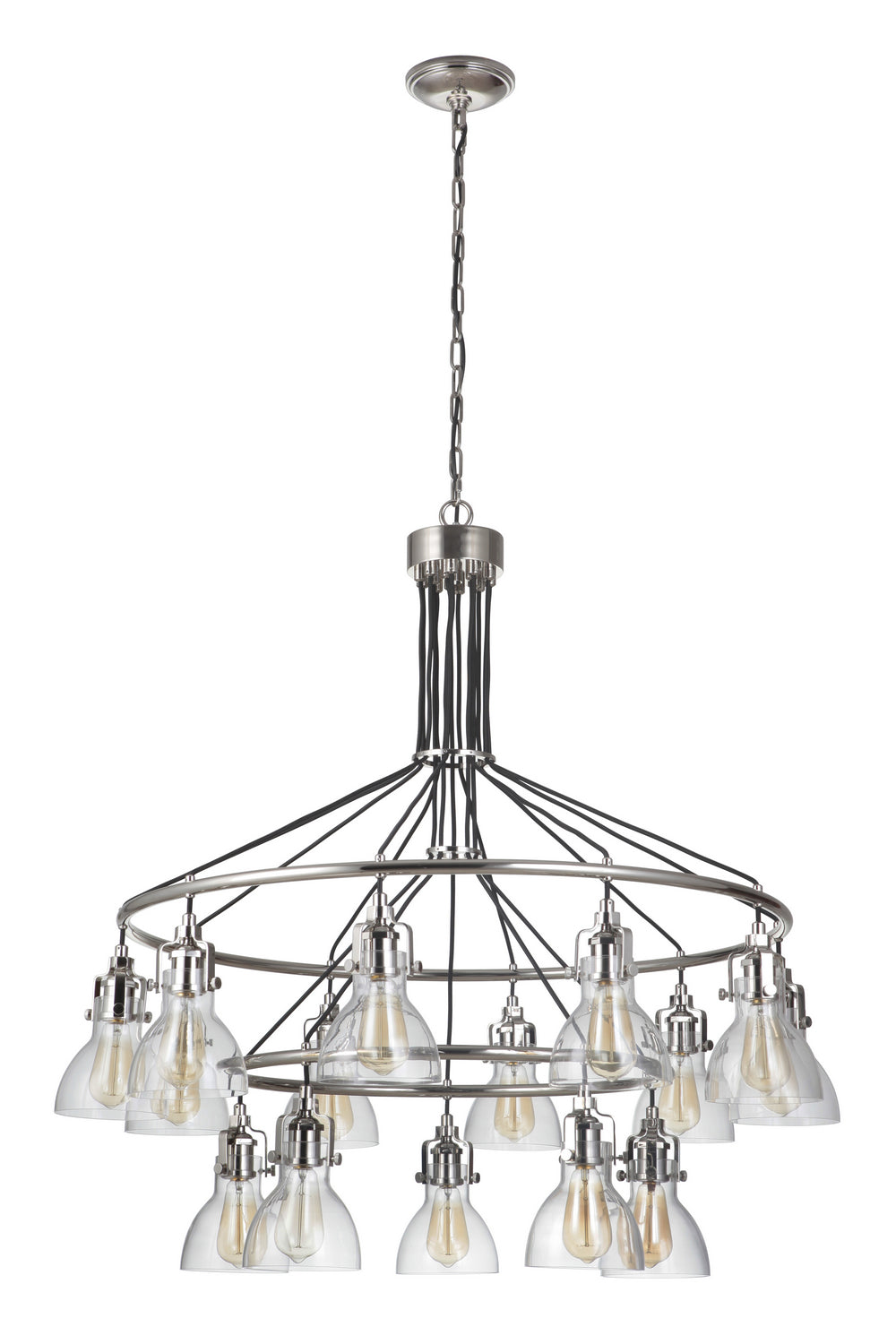 Craftmade - 51215-PLN - State House 15 Light Chandelier in Polished Nickel Finish - State House