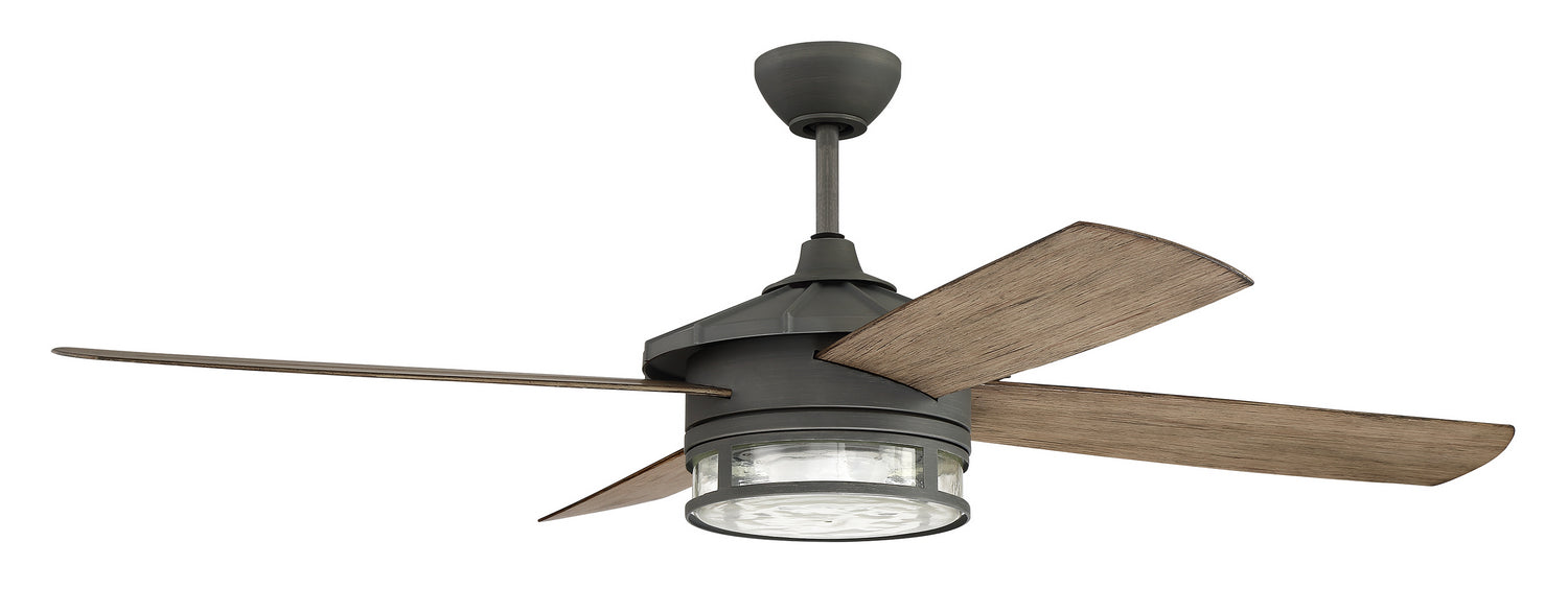 Craftmade - STK52AGV4 - Stockman 52"Ceiling Fan in Aged Galvanized w/Driftwood Blades Finish - Stockman