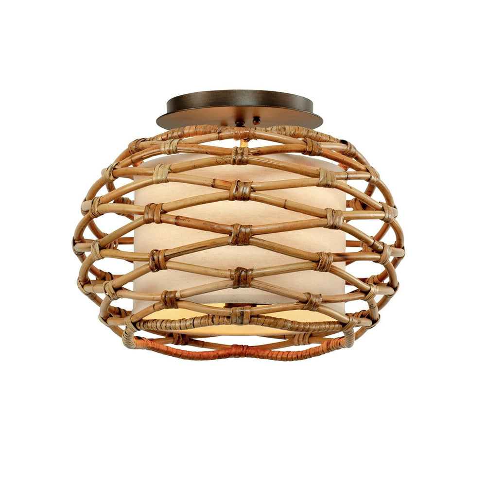 Troy Lighting - C6740 - Three Light Semi Flush Mount - Balboa - Bronze