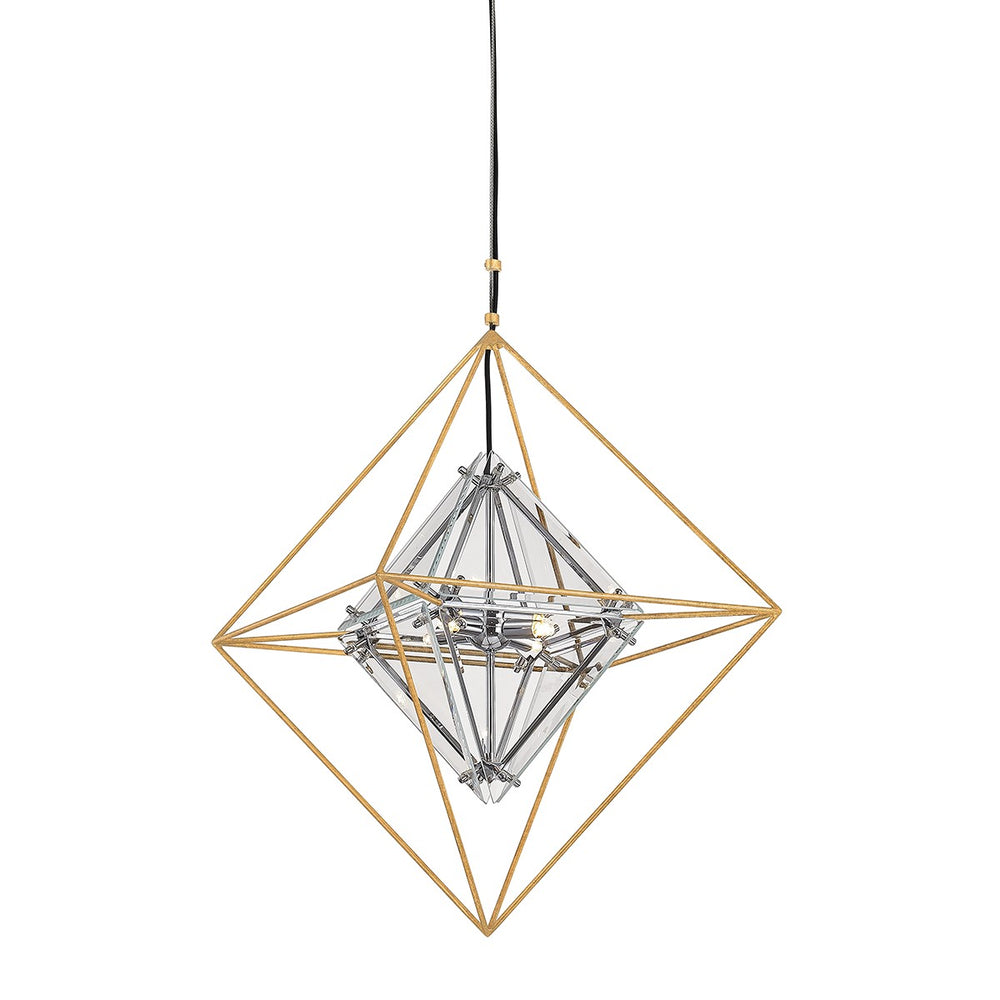 Troy Lighting - F7145 - Four Light Chandelier - Epic - Gold Leaf