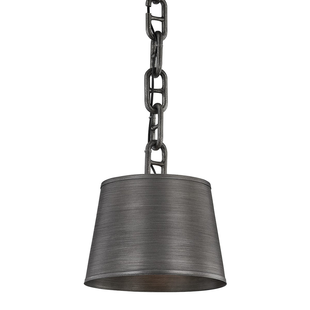 Troy Lighting - F7203-GRA - One Light Pendant - Admirals Row - Graphite