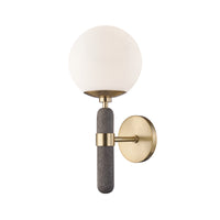 Mitzi - H289101-AGB - One Light Wall Sconce - Brielle - Aged Brass