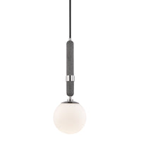 Mitzi - H289701S-PN - One Light Pendant - Brielle - Polished Nickel