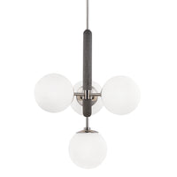 Mitzi - H289804-PN - Four Light Chandelier - Brielle - Polished Nickel