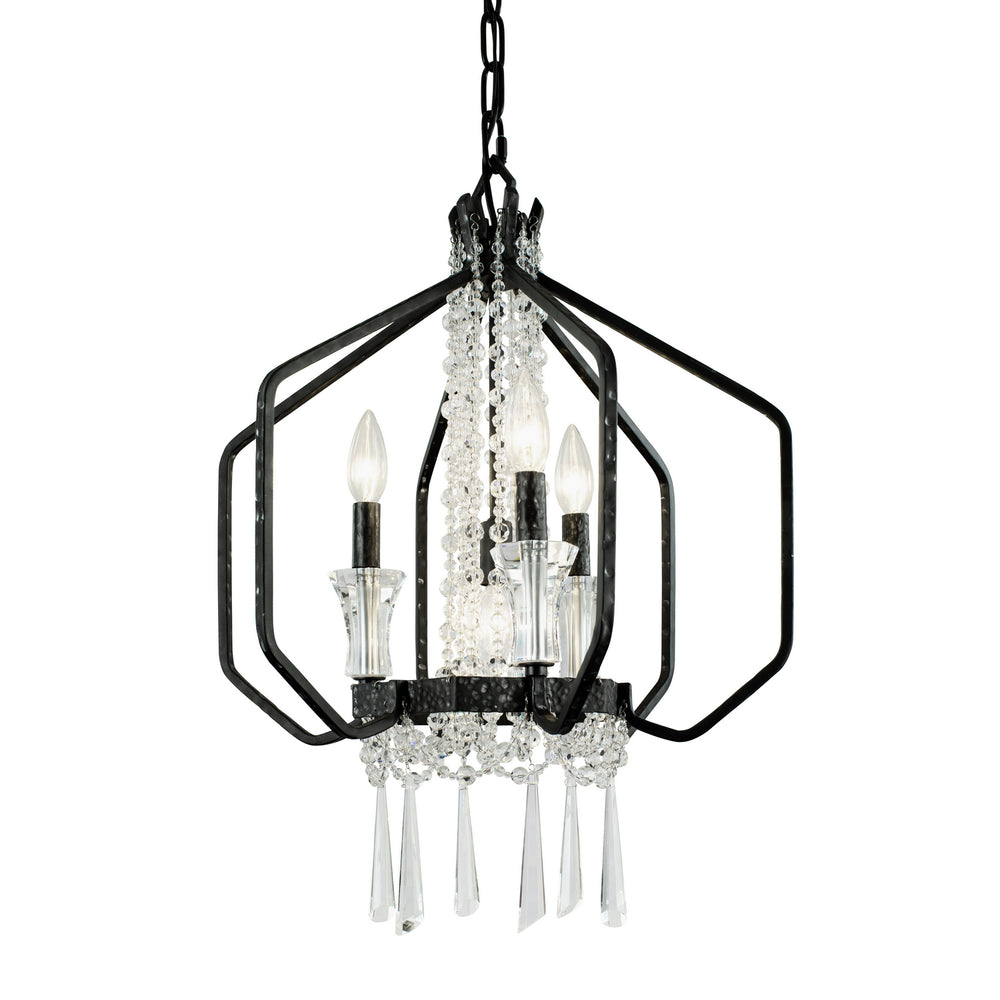 Varaluz - 270P04OX - Four Light Pendant - Barcelona - Onyx