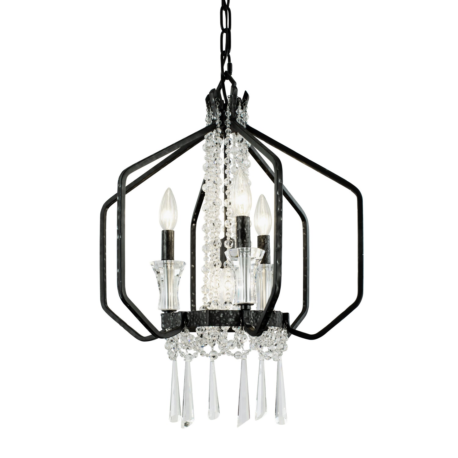 Varaluz - 270P04OX - Four Light Pendant - Barcelona - Onyx