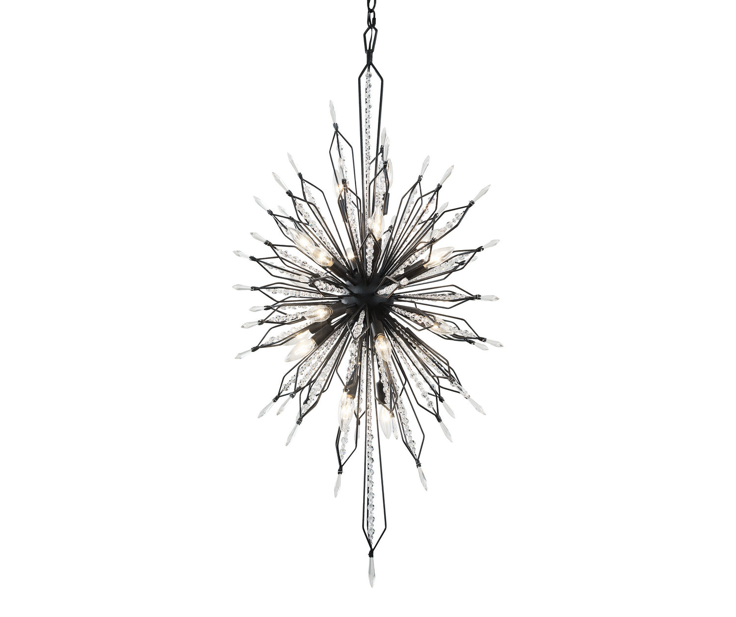 Varaluz - 311F20CB - 20 Light Foyer Pendant - Orbital - Carbon