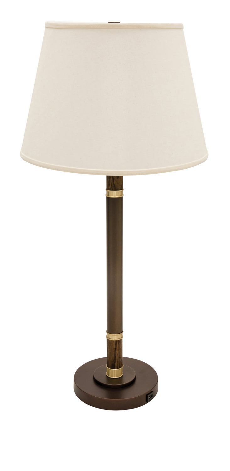 House of Troy - BA750-CHB - One Light Table Lamp - Barton - Chestnut Bronze With Satin Brass
