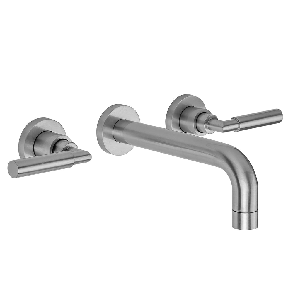 Contempo Wall Faucet with Lever Handles- 0.5 GPM in Multiple Finishes