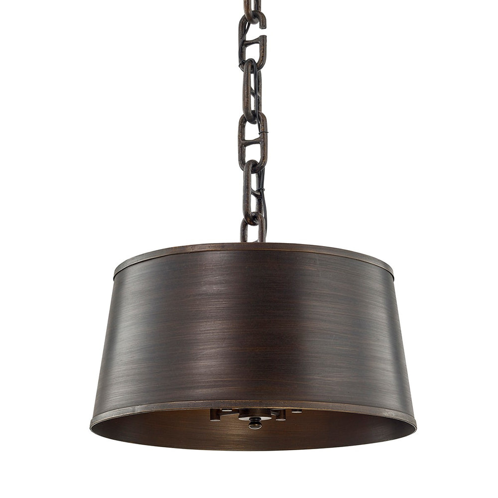 Troy Lighting - F6684-SFB - Four Light Pendant - Admirals Row - Soft Off Black