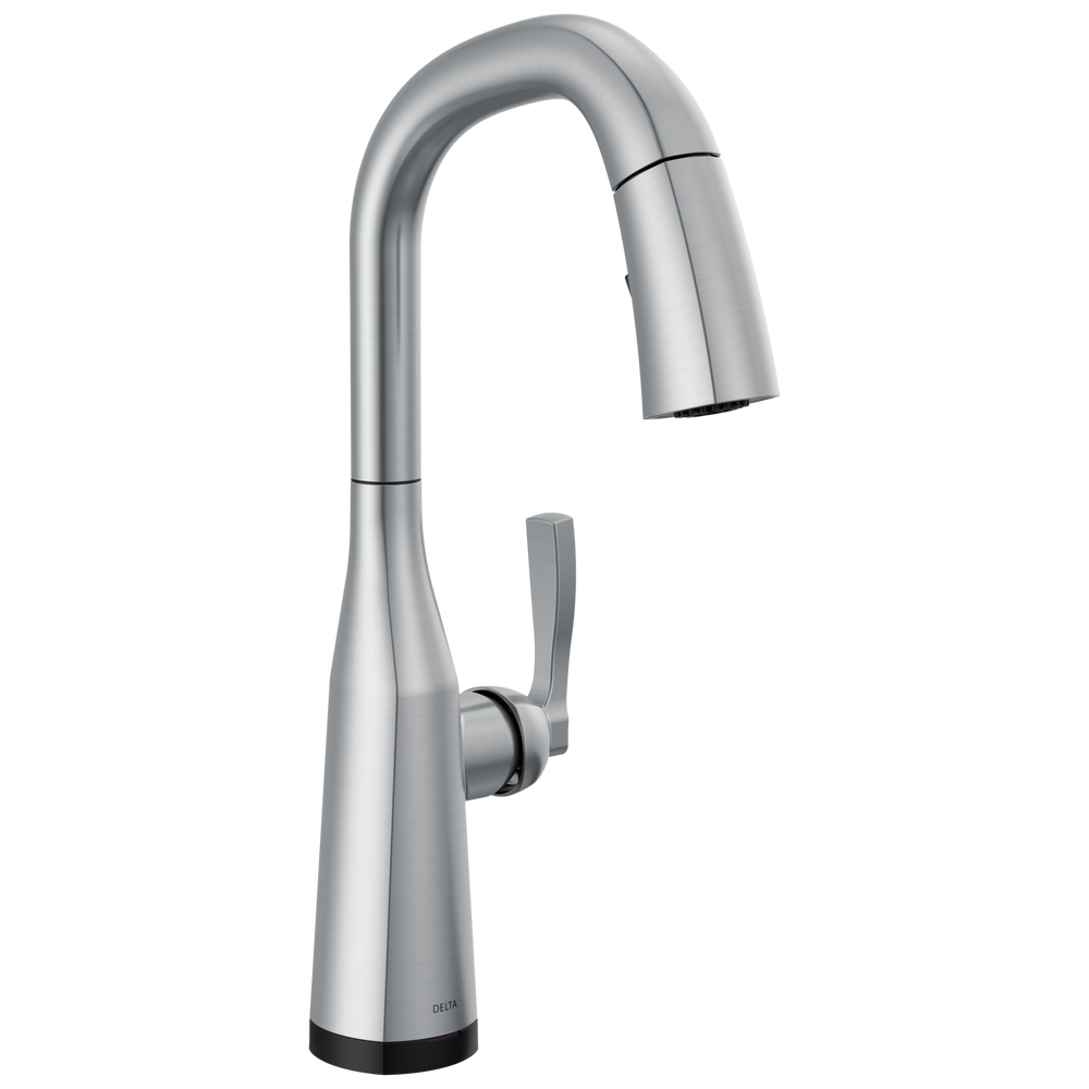 Delta Stryke®: Single Handle Pull Down Bar/Prep Faucet with Touch 2O Technology