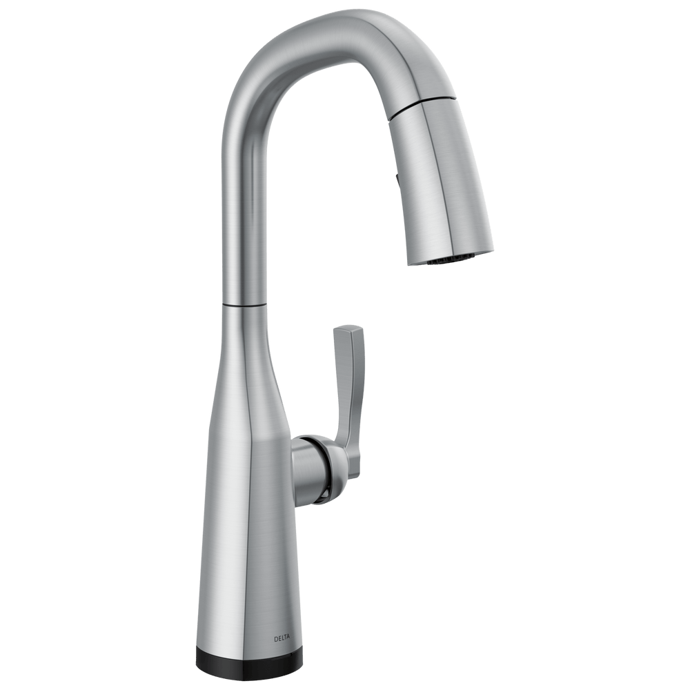 Delta Stryke®: Single Handle Pull Down Bar/Prep Faucet with Touch 2O Technology