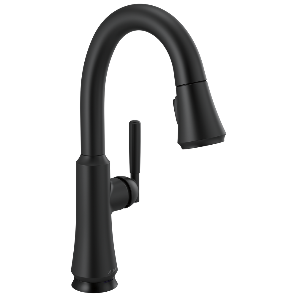 Delta Coranto™: Single Handle Pull Down Bar/Prep Faucet with Touch<sub>2</sub>O Technology