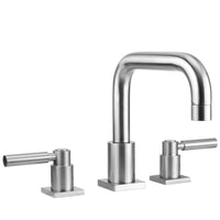 Contempo Downtown Roman Tub Set with High Lever Handles and Square Escutcheons in Multiple Finishes - Maison&Co.