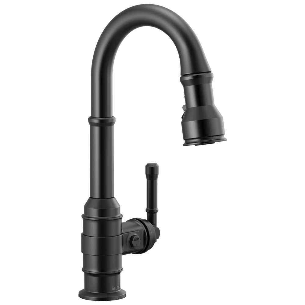 Delta Broderick™: Single Handle Pull-Down Bar/Prep Faucet - Maison&Co.