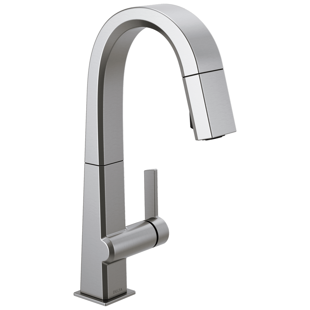 Delta Pivotal™: Single Handle Pull Down Bar/Prep Faucet