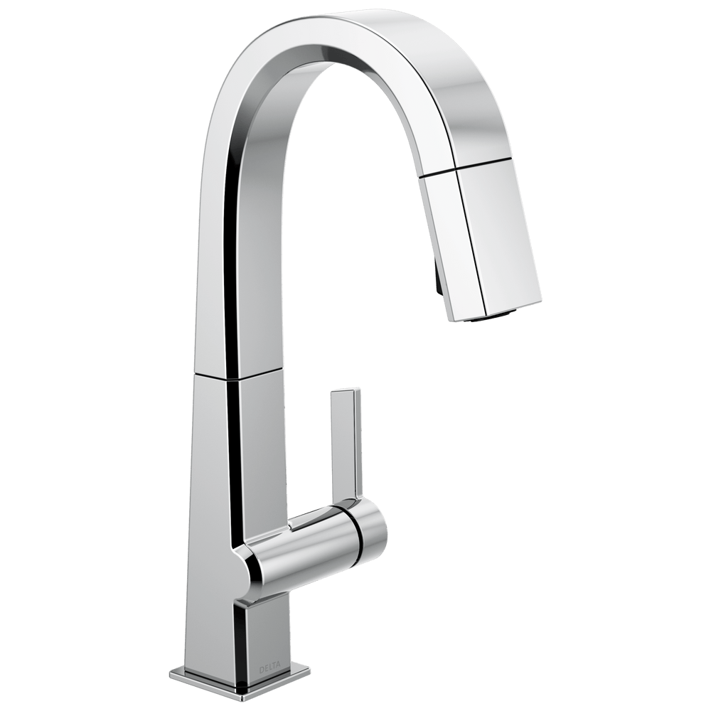 Delta Pivotal™: Single Handle Pull Down Bar/Prep Faucet - Maison&Co.