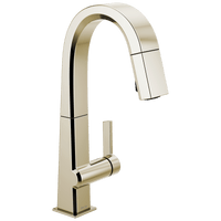 Delta Pivotal™: Single Handle Pull Down Bar/Prep Faucet - Maison&Co.