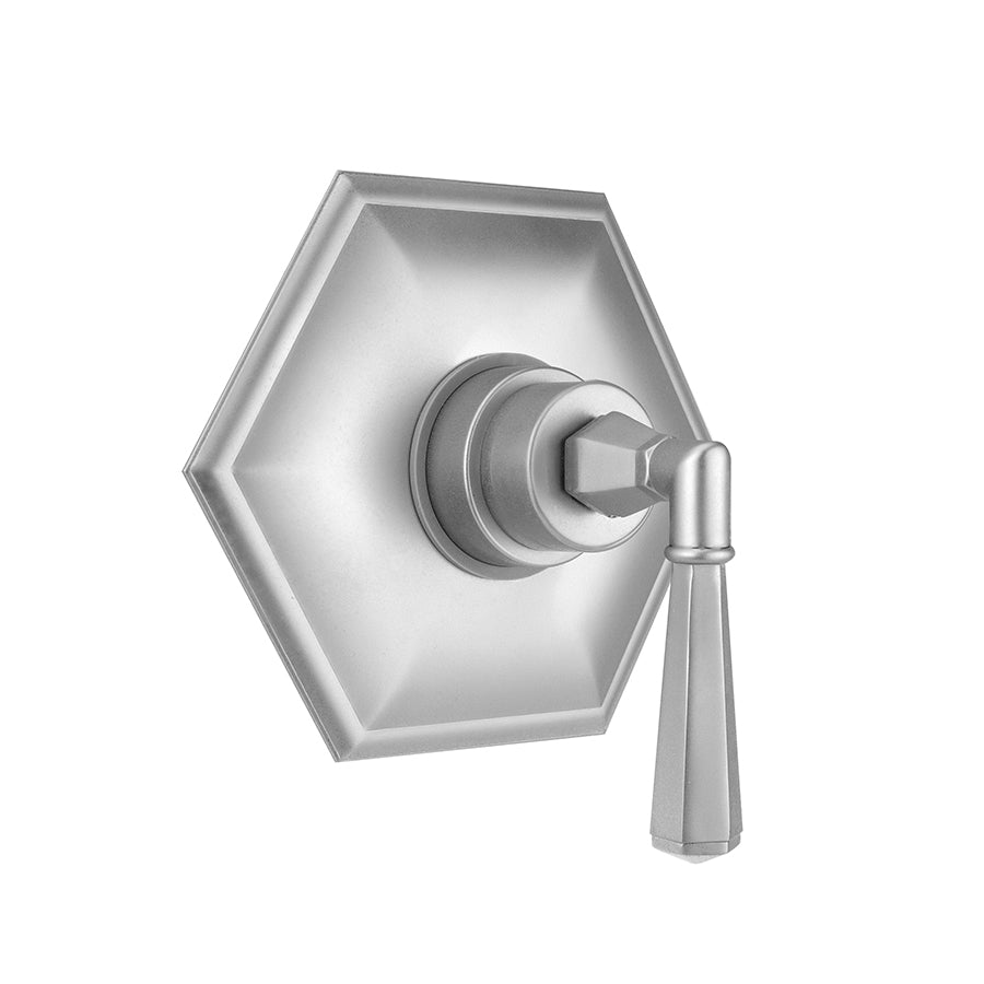 Hex Plate With Hex Lever Trim For Pressure Balance Cycling Valve (J-CSV) in Multiple Finishes