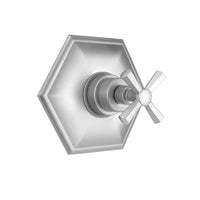 Hex Plate With Hex Cross Handle Trim For Pressure Balance Cycling Valve (J-CSV) in Multiple Finishes - Maison&Co.