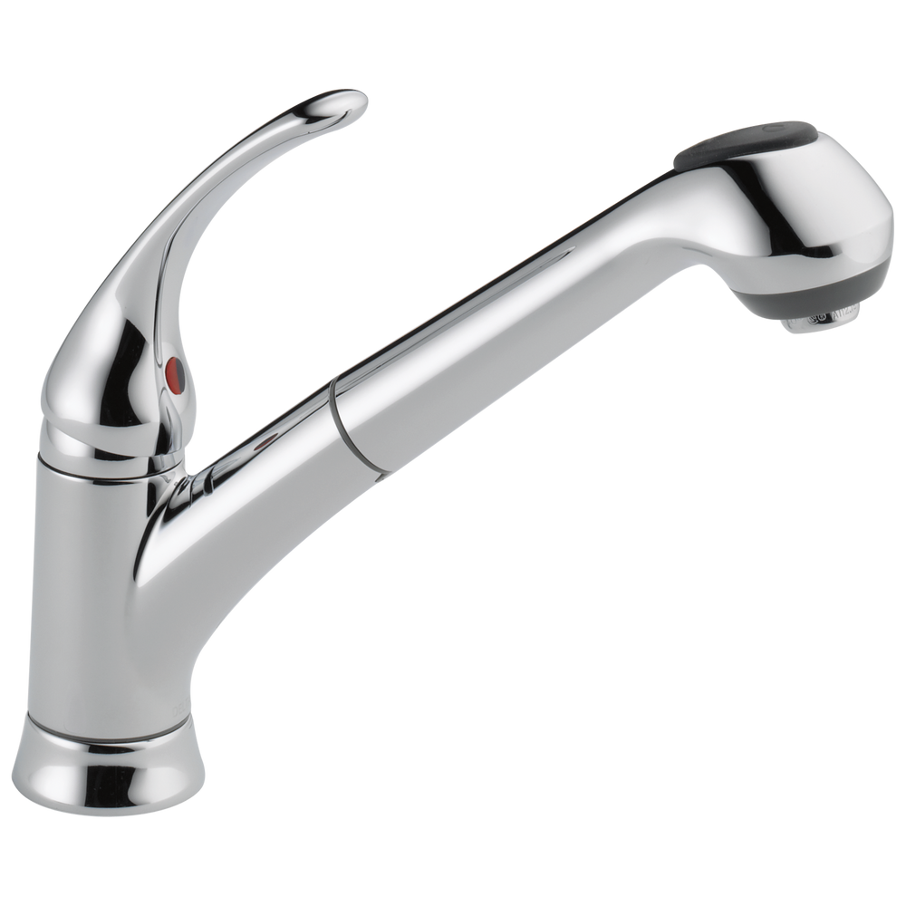 Delta Foundations®: Single Handle Pull-Out Kitchen Faucet - Maison&Co.