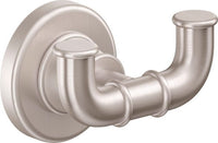 California Faucets - C1-DRH-SN - Double Robe Hook - Satin Nickel  - Trousdale