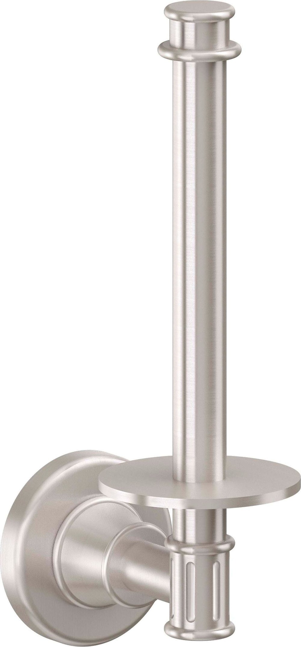 California Faucets - C1-VTP-SN - Vertical Spare Toilet Paper Holder - Satin Nickel  - Trousdale