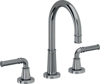 California Faucets - C102-BLKN - 8" Widespread Lavatory Faucet - Black Nickel (PVD) - Trousdale