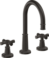 California Faucets - C102XZBF-ORB - 8" Widespread Lavatory Faucet with Completely Finished ZeroDrain - Oil Rubbed Bronze - Trousdale