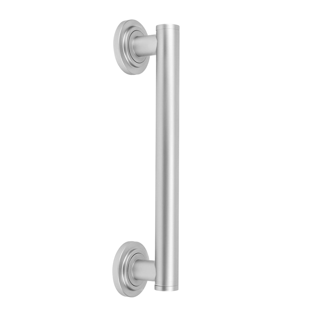 16" Grand Grab Bar with Contemporary Round Flange in Multiple Finishes