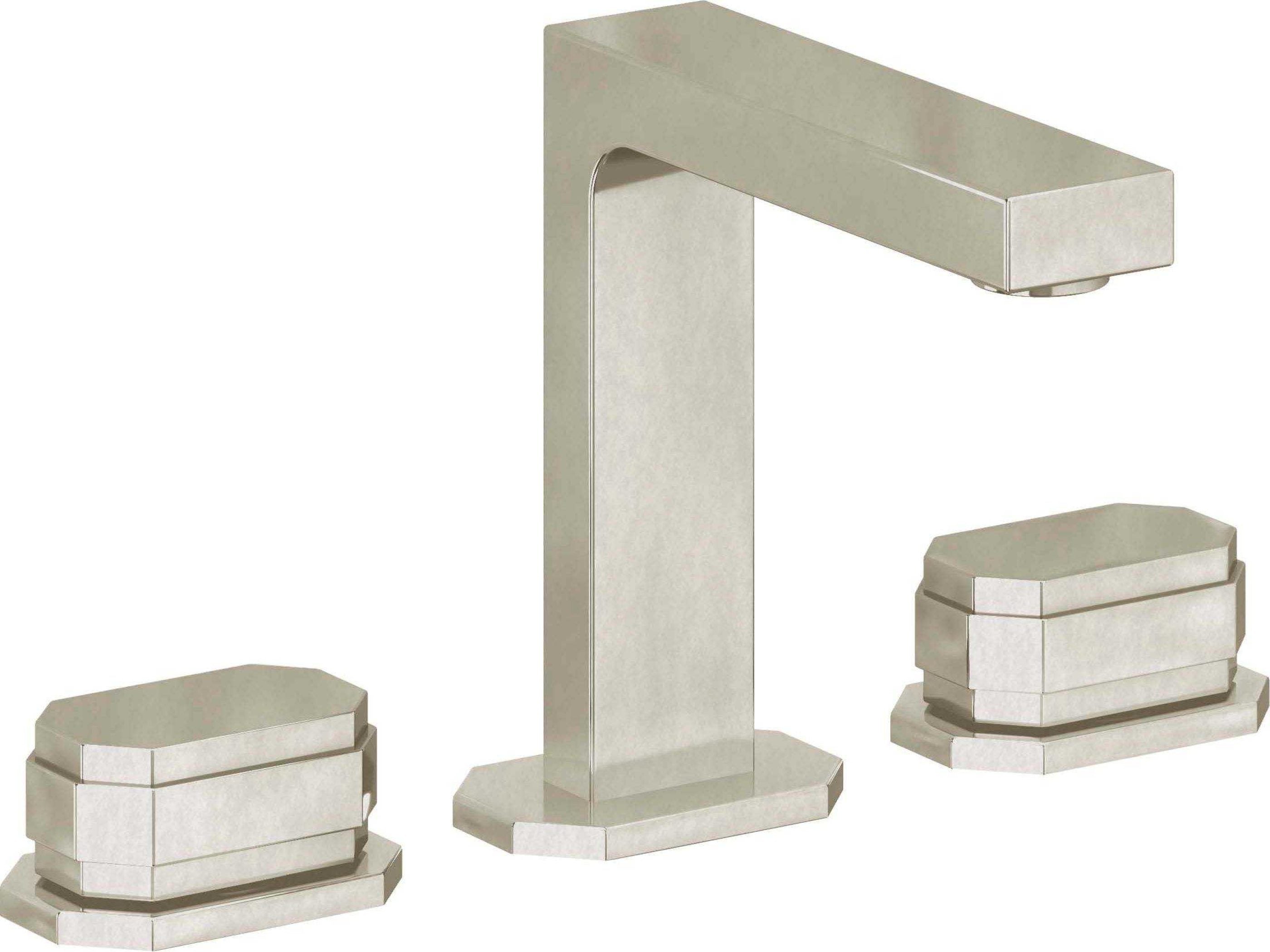 California Faucets - C202B-BNU - 8" Widespread Lavatory Faucet - Burnished Nickel Uncoated - Doheny