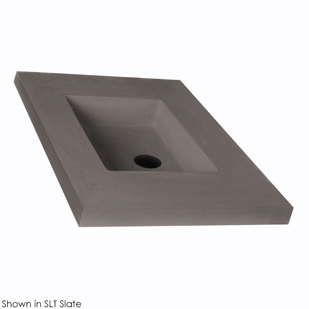 Countertop made of concrete for vanity NTR-VS-30, three faucet holes in 8" spread - Maison&Co.