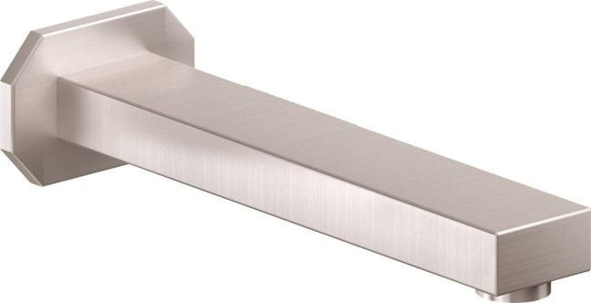 California Faucets - D-C2-SN - Deluxe Wall Tub Spout - Satin Nickel 
