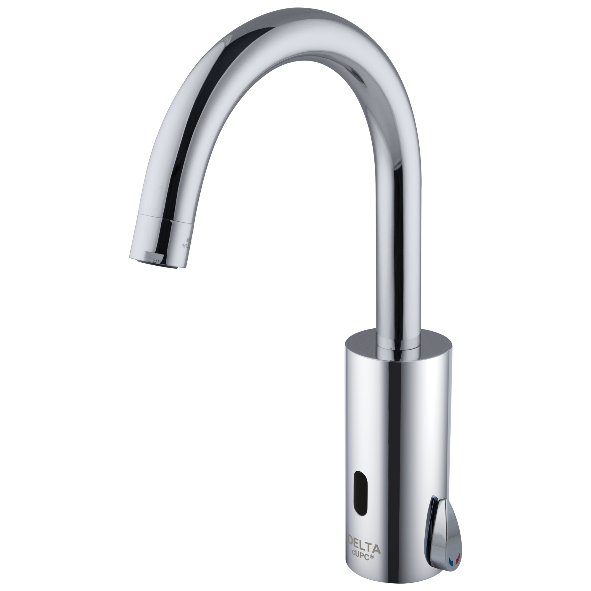 Commercial DEMD: Battery Operated Electronic Faucet with Above Deck Mixer