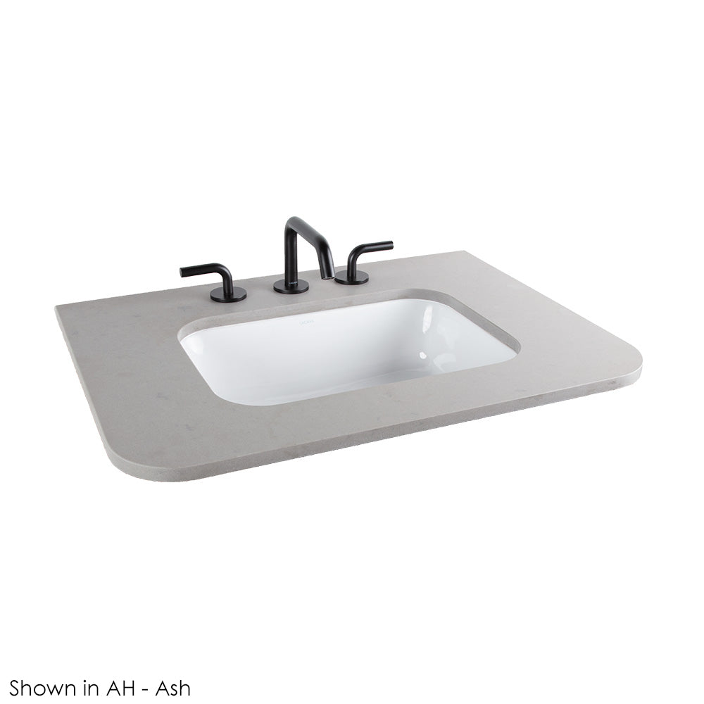 Countertop for vanity FLT-W-30 with a cut-out for sink H270. W:30" x D:22". Quartz*Specify finish option*