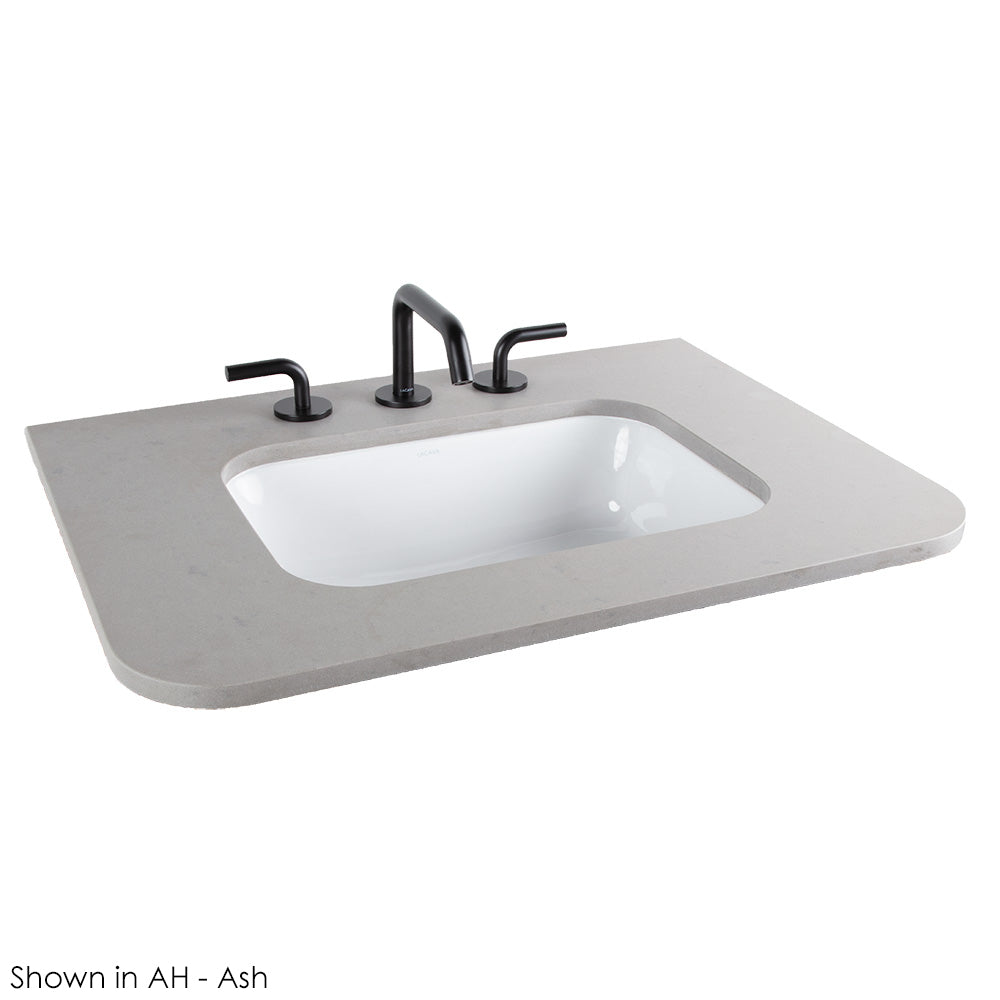 Countertop for vanity FLT-W-60D with a cut-out for sinks H270 - W:60" x D:22". Marmo Solid Surface